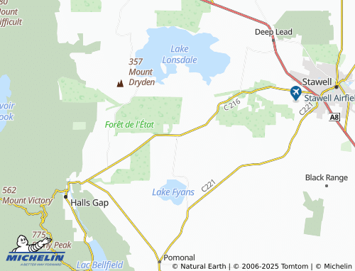 MICHELIN Mokepilly map - ViaMichelin