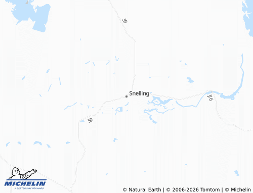 Mappa MICHELIN Snelling - ViaMichelin