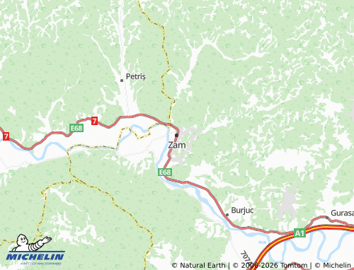 Mappa MICHELIN Zam - ViaMichelin