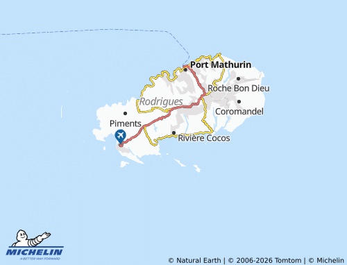 Mappa MICHELIN Rivière Cocos - ViaMichelin