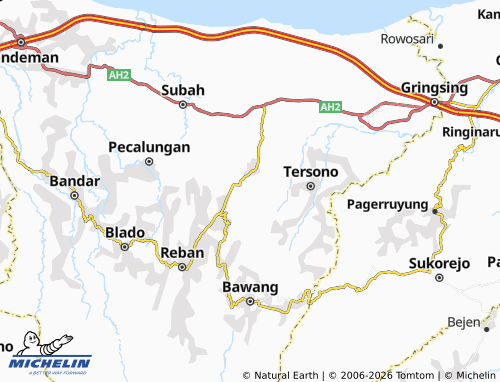 MICHELIN-Landkarte Tembok - ViaMichelin