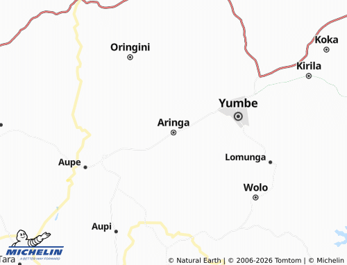 Mapa MICHELIN Aringa - ViaMichelin