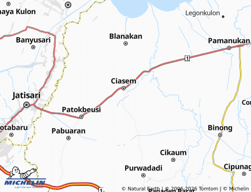 Mapa MICHELIN Sukamandijaya - ViaMichelin