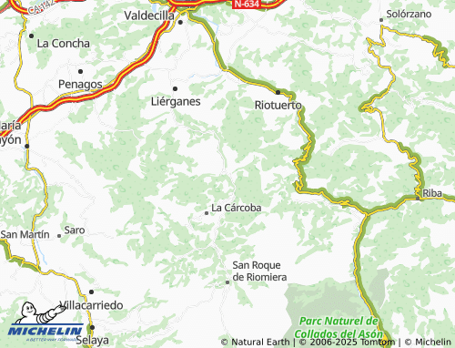 MICHELIN-Landkarte Mirones - ViaMichelin