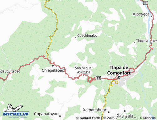 Mappa MICHELIN San Pedro Petlacala - ViaMichelin