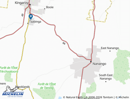 Mappa MICHELIN Barker Creek Flat - ViaMichelin