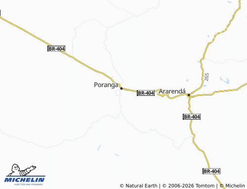 Mappa MICHELIN Betânia - ViaMichelin