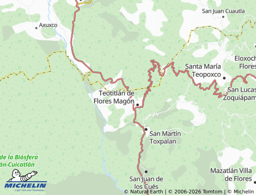 MICHELIN San Miguel map - ViaMichelin