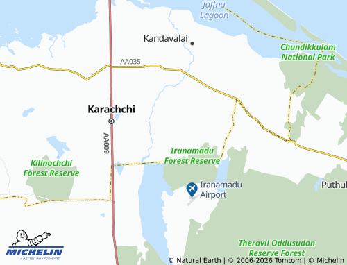 Mapa MICHELIN Mayavanoor - ViaMichelin