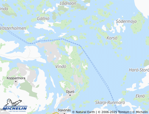 MICHELIN Kanholmsvik map - ViaMichelin