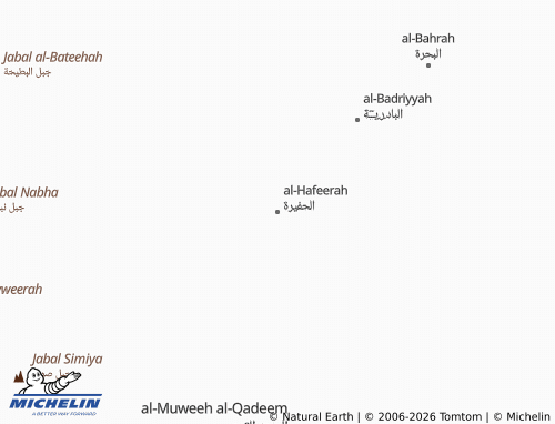 MICHELIN-Landkarte al-Hafeerah - ViaMichelin