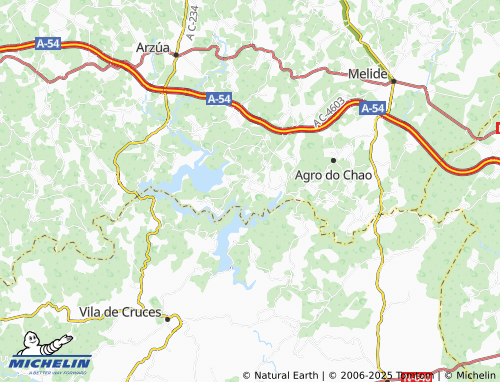 MICHELIN Calvos map - ViaMichelin