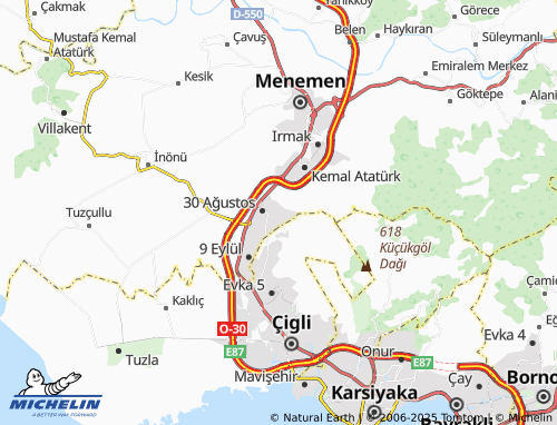 MICHELIN İstiklal map - ViaMichelin