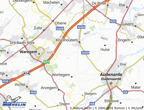 Mapa MICHELIN Nokere - ViaMichelin