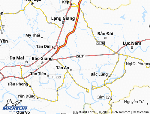 Mapa MICHELIN Đại Lâm - ViaMichelin