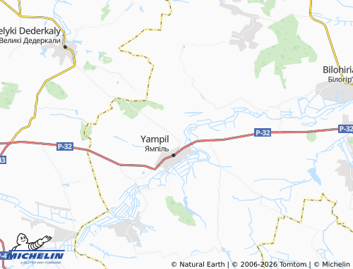 MICHELIN Lepesivka map - ViaMichelin