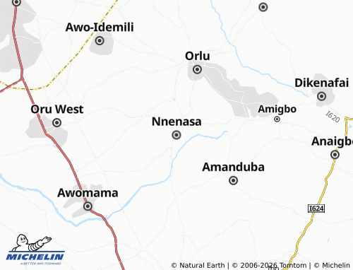 MICHELIN Nnenasa map - ViaMichelin
