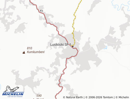 MICHELIN-Landkarte Chithiwayo - ViaMichelin