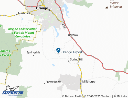 MICHELIN Huntley map - ViaMichelin