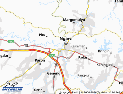 Mapa MICHELIN Ketanggi - ViaMichelin