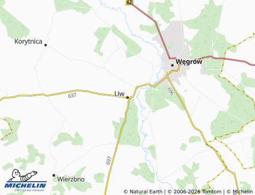 Mappa MICHELIN Liw - ViaMichelin