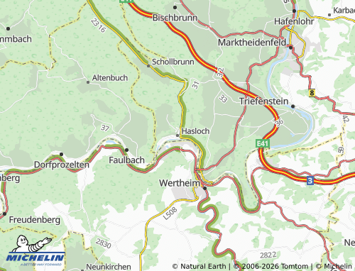 Mapa MICHELIN Hasloch - ViaMichelin