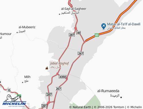 Carte MICHELIN al-Hawiyyah - ViaMichelin