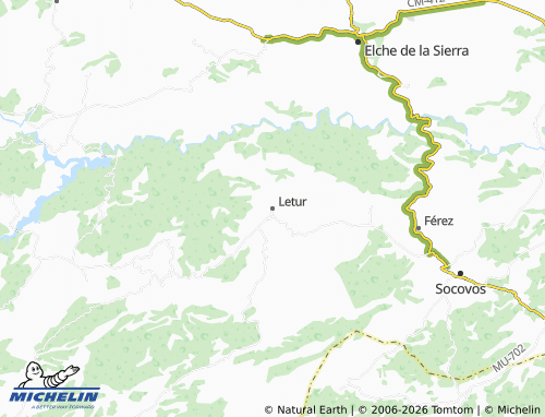 MICHELIN Letur map - ViaMichelin