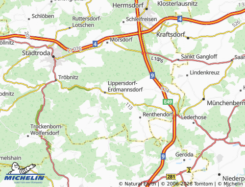 MICHELIN Ottendorf map - ViaMichelin