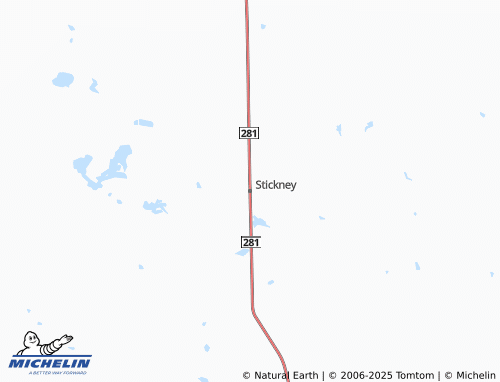 MICHELIN Stickney map - ViaMichelin
