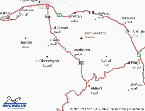MICHELIN-Landkarte Aradhaeen - ViaMichelin