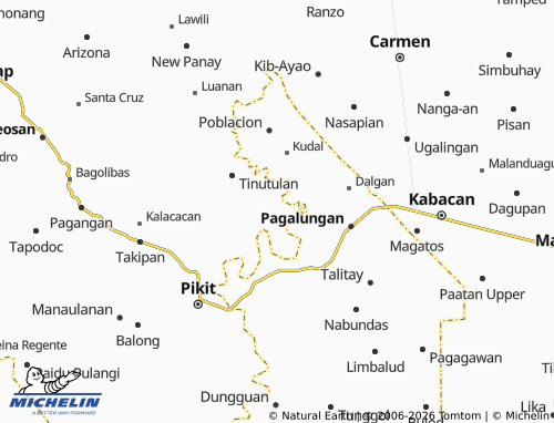 MICHELIN Nabundas map - ViaMichelin