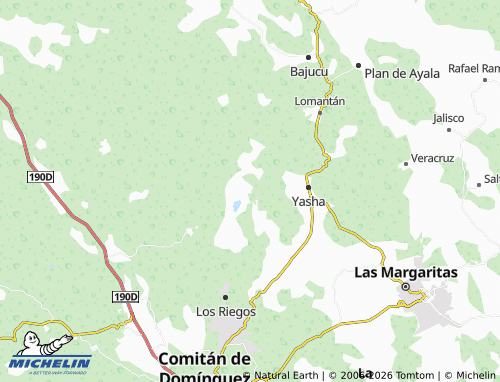 Mappa MICHELIN Juznajab la Laguna - ViaMichelin