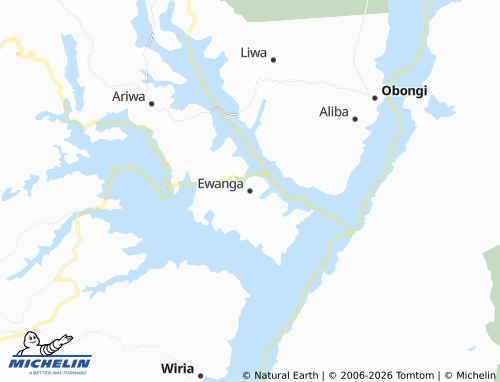 Mappa MICHELIN Ewanga - ViaMichelin
