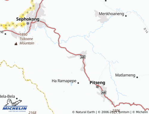 MICHELIN Ha Khethisa map - ViaMichelin