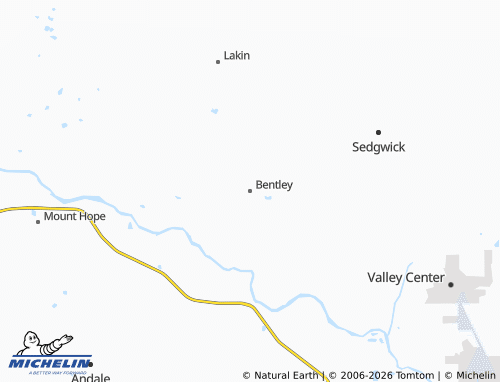 Carte MICHELIN Bentley - ViaMichelin