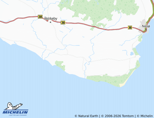 MICHELIN Hullegård map - ViaMichelin