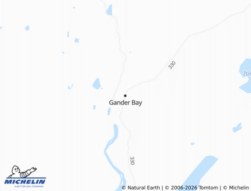 Mappa MICHELIN Gander Bay - ViaMichelin