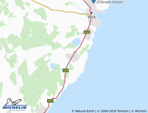 Carte MICHELIN Thrumster - ViaMichelin