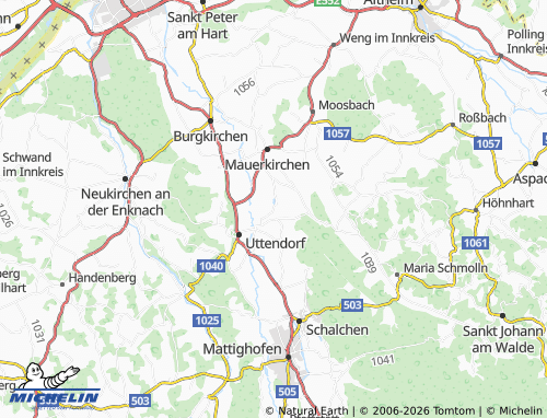 MICHELIN Sankt Florian map - ViaMichelin