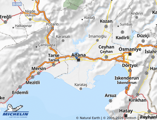 MICHELIN-Landkarte Seyhan - ViaMichelin