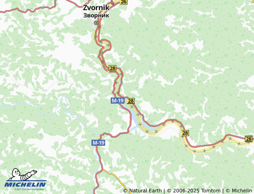 MICHELIN-Landkarte Amajić - ViaMichelin