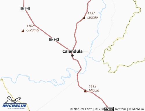 Mappa MICHELIN Calandula - ViaMichelin