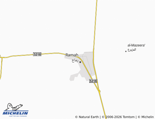 Carte MICHELIN al-Ta'awun - ViaMichelin
