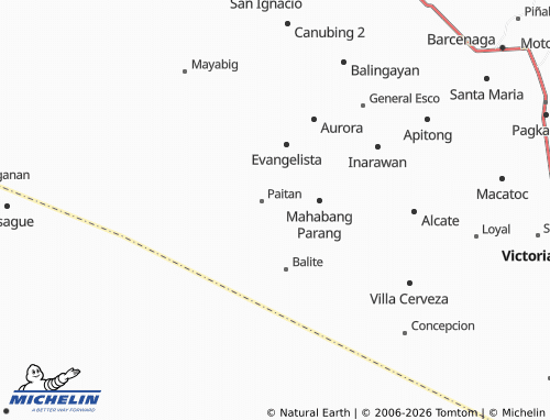 MICHELIN Arangin map - ViaMichelin