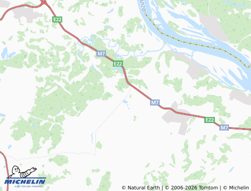 MICHELIN-Landkarte Borok SNT - ViaMichelin