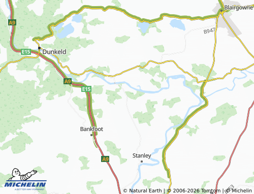 Mapa MICHELIN Murthly - ViaMichelin