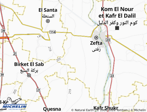 Carte MICHELIN Kafr Shamarah - ViaMichelin