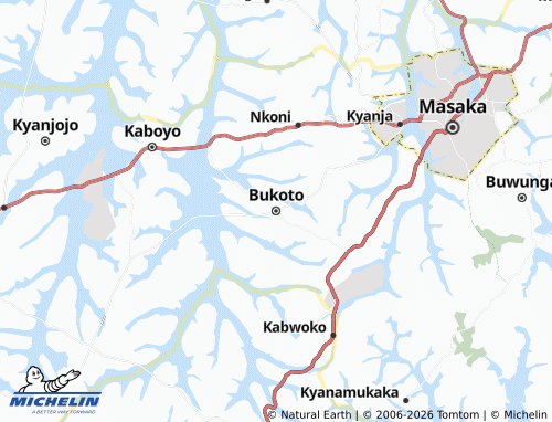 Mapa MICHELIN Bukoto - ViaMichelin