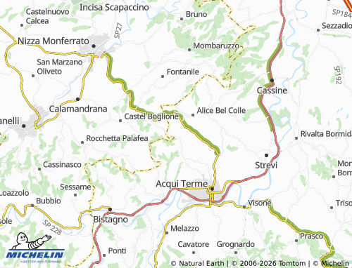 Mapa MICHELIN Valle Boidi - ViaMichelin